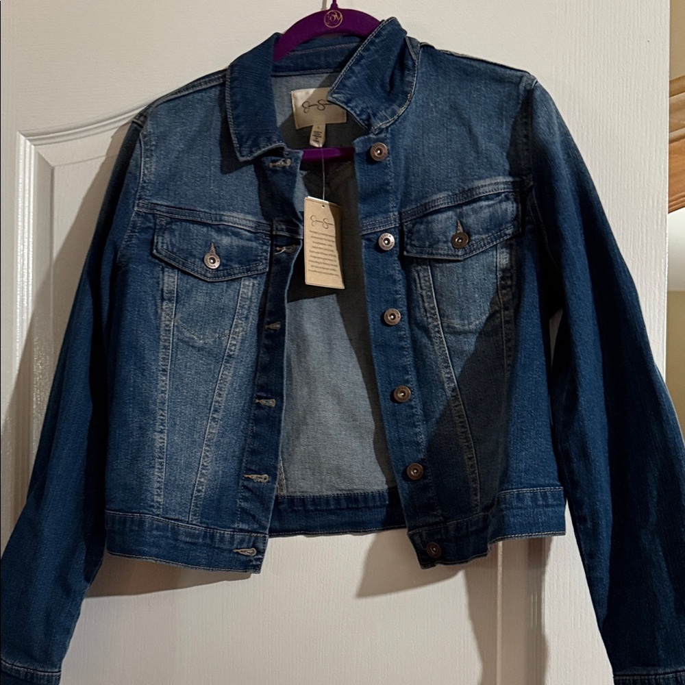 Jessica Simpson Dark Blue Jean Jacket